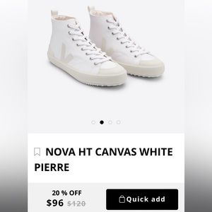 Veja Cotton High top Orange V 🍊